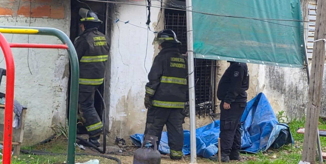 Incendio en una vivienda de barrio Schneider: murió un niño de 4 años