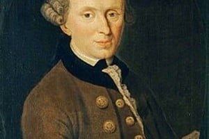 Immanuel Kant (1724-1804), autor de "Crítica de la razón pura", "Crítica de la razón práctica" y "Crítica del juicio", obras escritas entre 1781 y 1790. Este retrato, realizado por Johann Gottlieb Becker en 1768, se encuentra en Marbach am Neckar, Alemania.