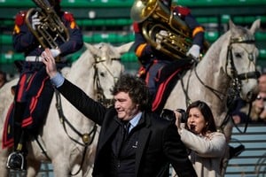 Milei habló en la ceremonia de apertura de la Exposición Rural de Palermo.
Reuters
