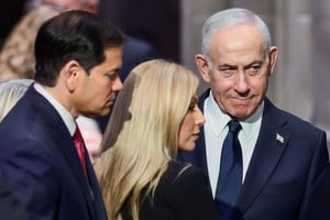 Netanyahu junto al Secretario de Estado de EE.UU. Marco Rubio este martes en Washington. Foto:  REUTERS / Evelyn Hockstein.