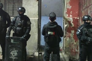 Para la irrupción, la PDI contó con la colaboración del Grupo de Acción Táctica. Foto: El Litoral