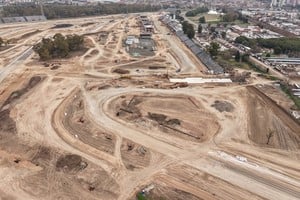 Obras en el Autódromo Oscar y Juan Gálvez.
