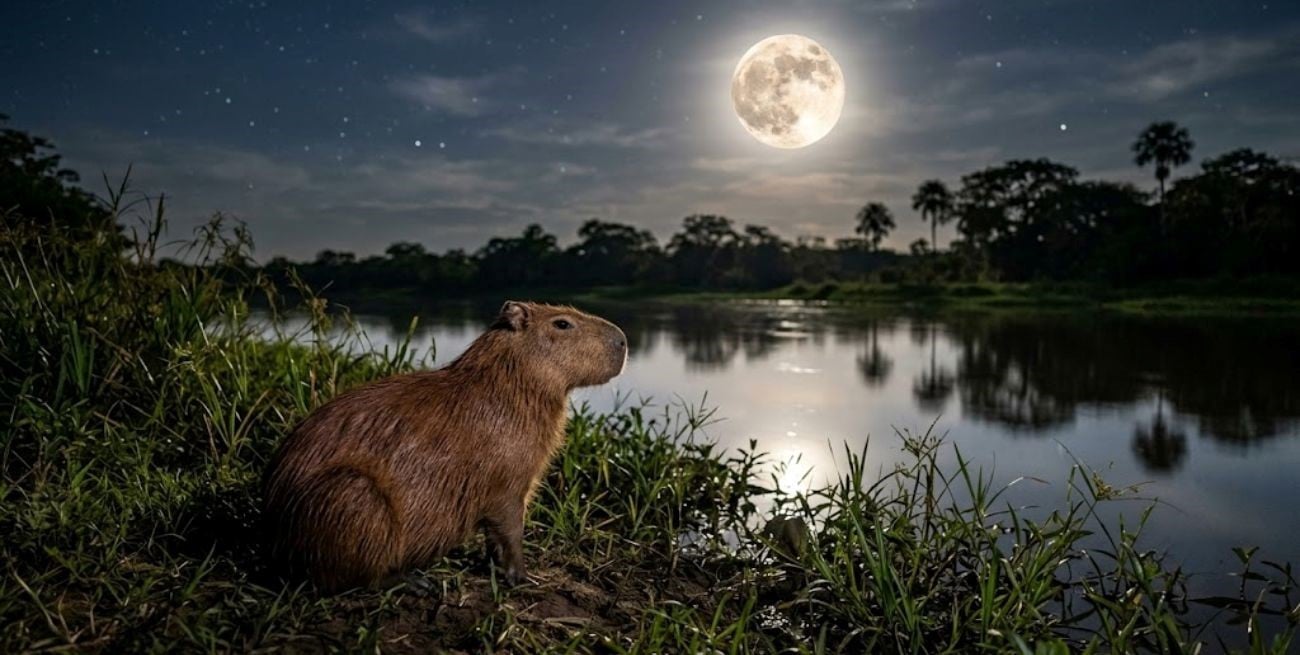 Cuándo y cómo ver la "Luna llena del Carpincho" en Santa Fe: la imperdible propuesta del CODE