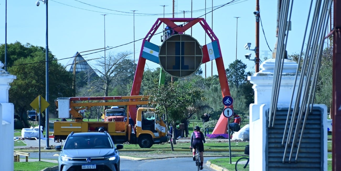 Santa Fe entra en modo Juegos Suramericanos 2026: instalaron el pórtico del conteo oficial