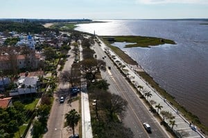 La Laguna Setúbal de la ciudad de Santa Fe junto a la Costanera Oeste. Crédito: Fernando Nicola
