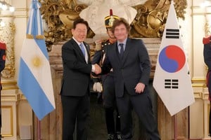 El presidente Javier Milei recibió en Casa Rosada a su par de la República de Corea del Sur, Lee Jae-Myung.