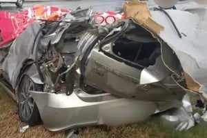 El accidente fatal ocurrió sobre la autopista Santa Fe-Rosario, a la altura de la localidad de Monje.