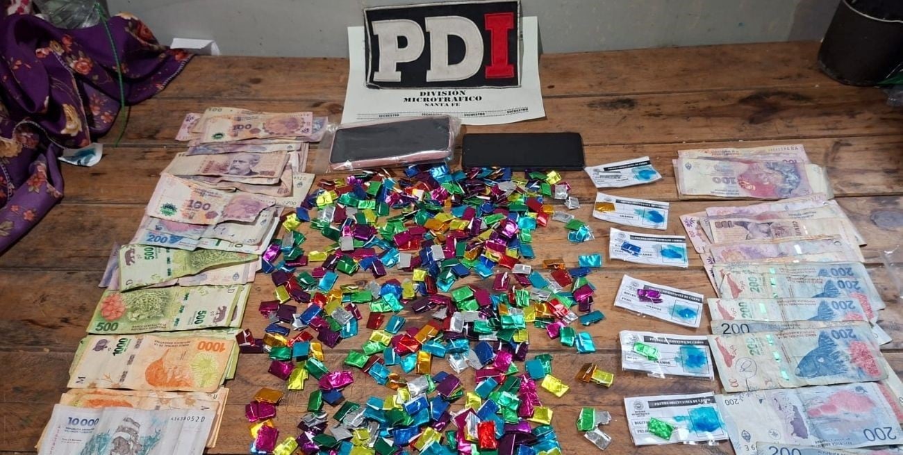 Tres detenidos y más de 500 dosis de cocaína secuestradas en Villa Hipódromo