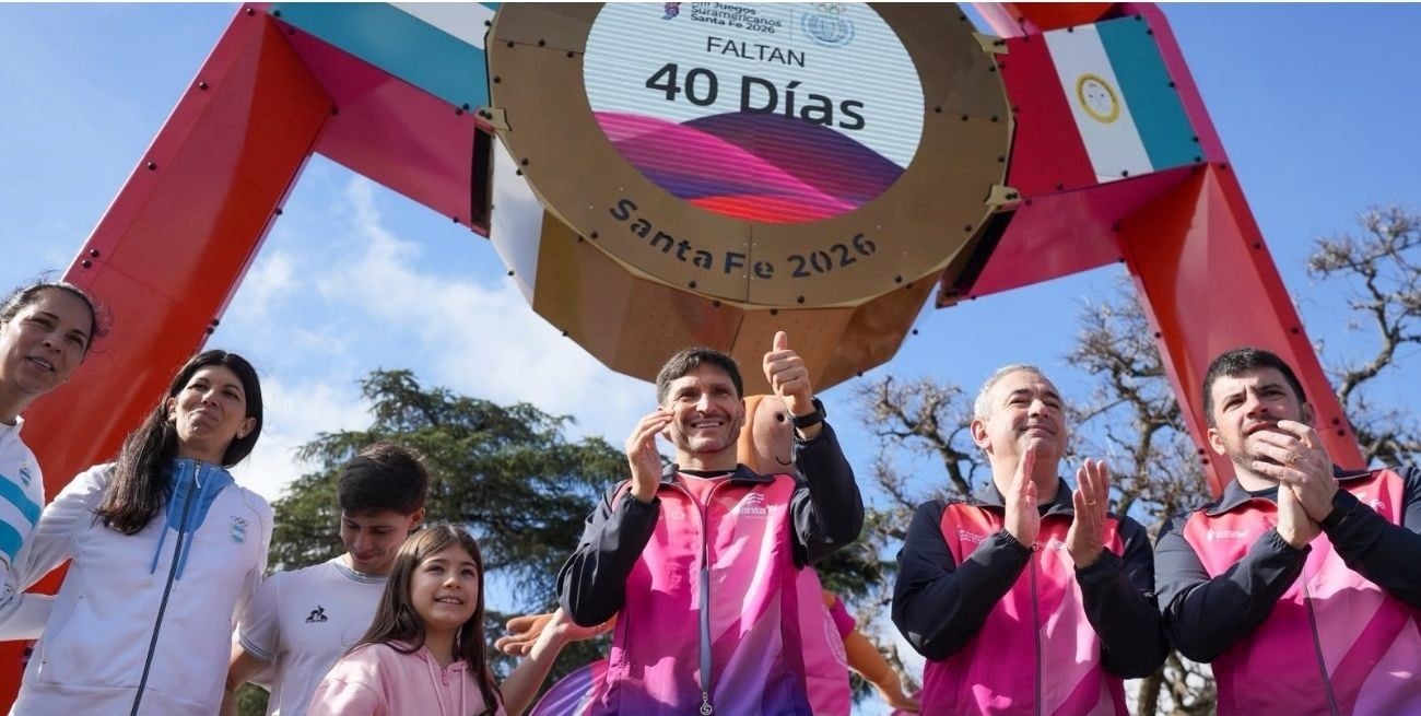 Pullaro encendió la cuenta regresiva para los Juegos Suramericanos 2026
