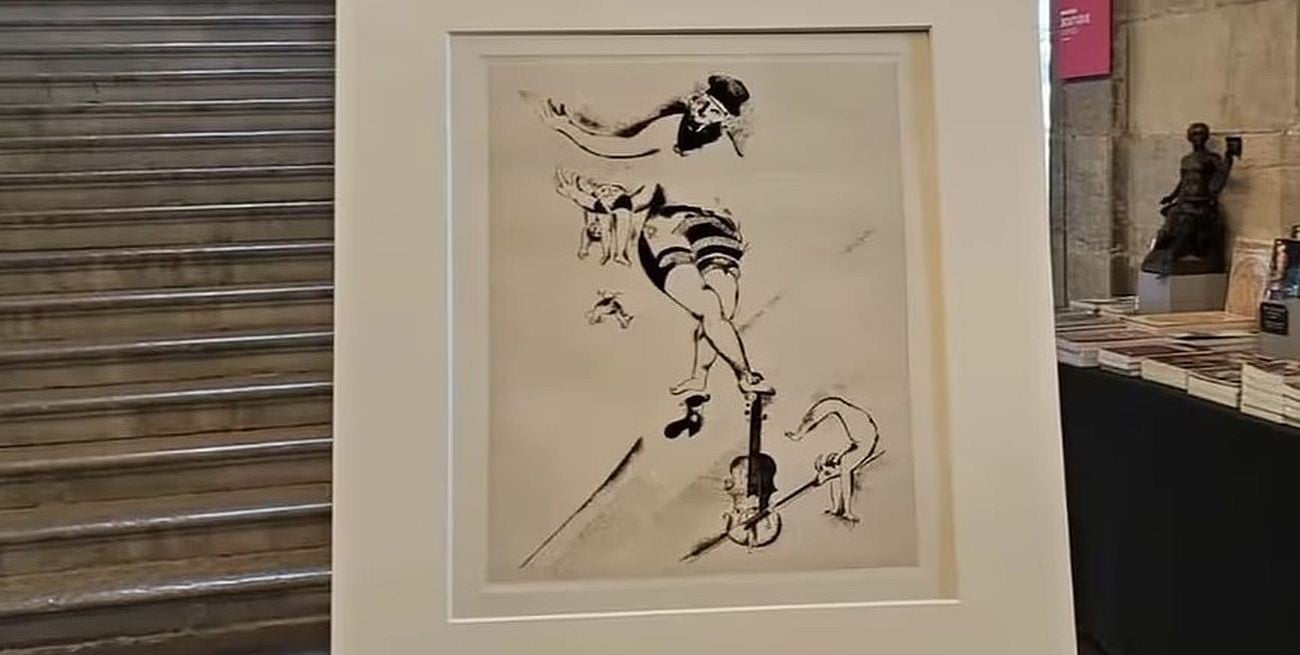 Reapareció una obra de Marc Chagall que estuvo 20 años olvidada en un depósito de Aduanas