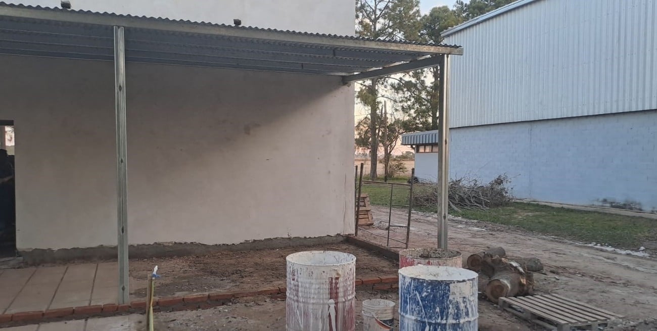 Borla destacó la construcción de 30 aulas en escuelas del departamento San Justo