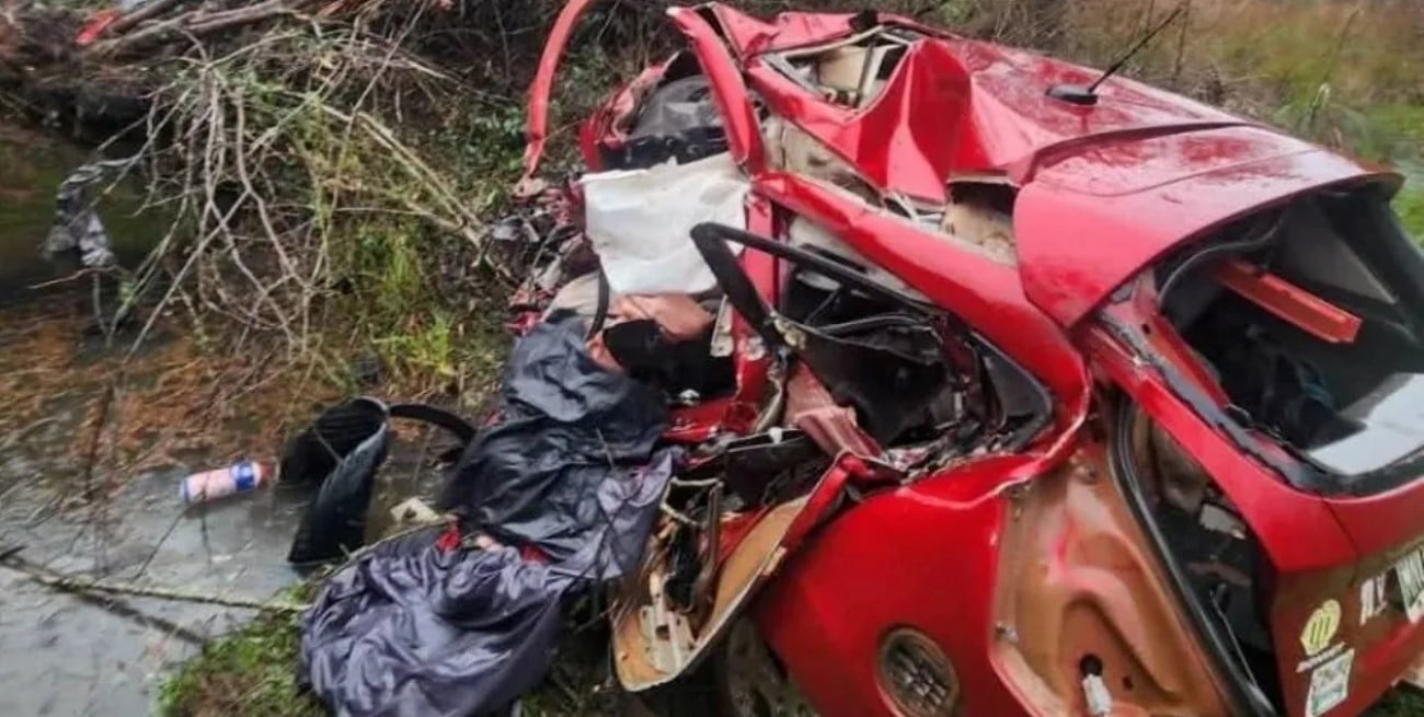 Fuerte choque en la Ruta 14 dejó dos muertos y dos heridos en Corrientes