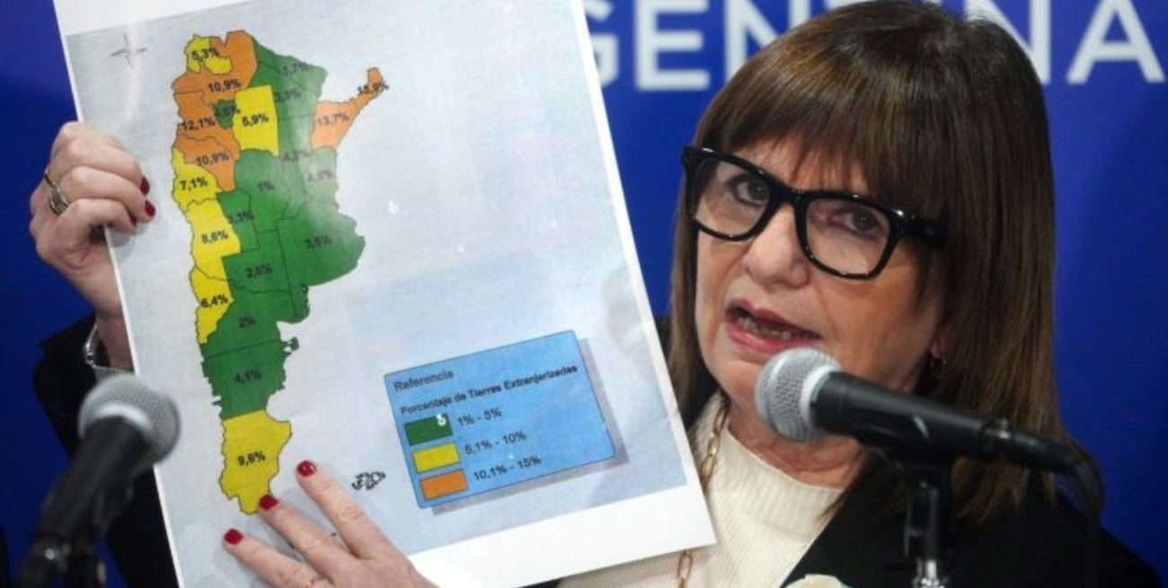 Bullrich presentó cambios en el proyecto de la ley de Tierras buscando asegurar su aprobación