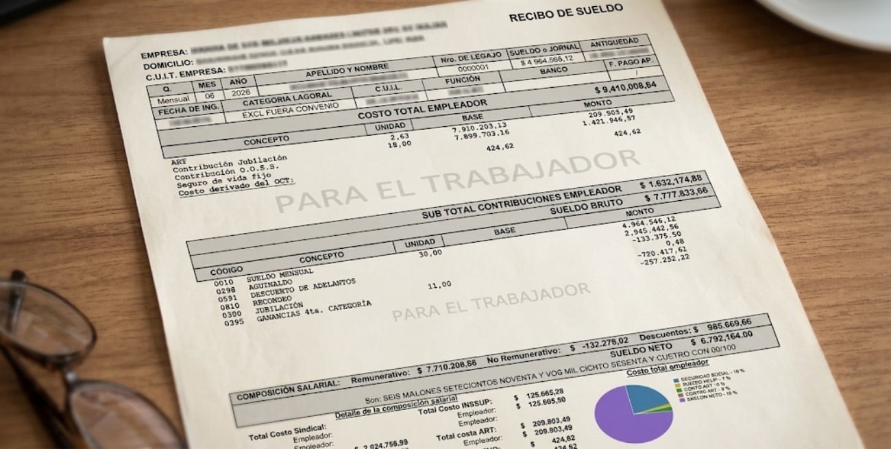 Cómo leer el nuevo recibo de sueldo: qué significa cada dato y qué conviene revisar todos los meses