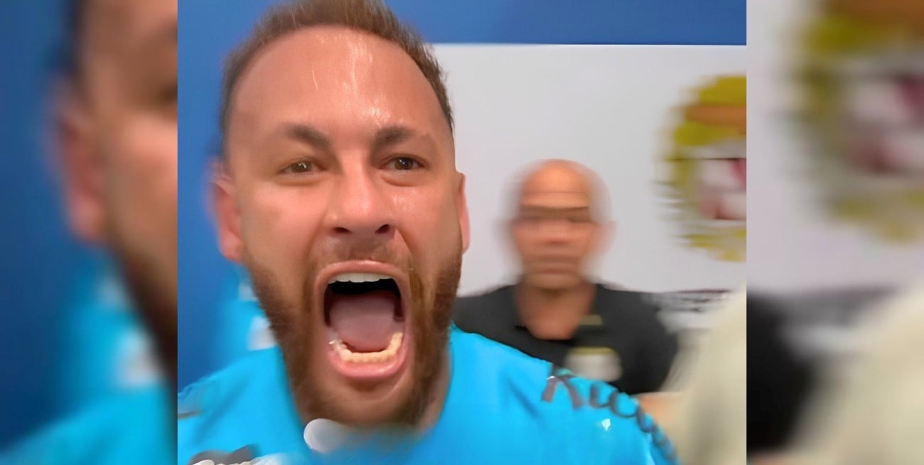 Nueva polémica de Neymar: se peleó con la hinchada, provocó a los rivales y el presidente lo llamó "vagabundo"