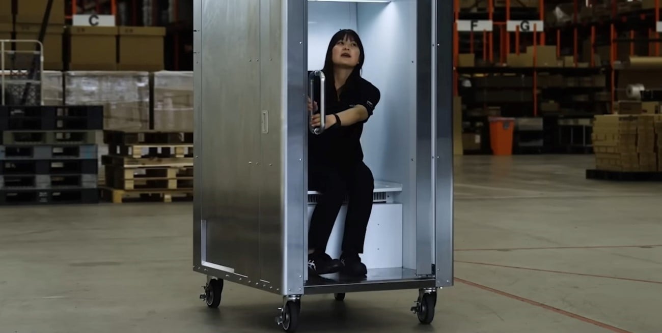 Una empresa japonesa creó una cabina refrigerada para personas: cómo funciona