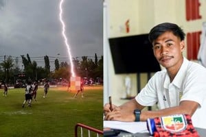 Safwan Awae, futbolista del Yala FC que murió tras el impacto de un rayo.