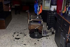 Los dos asaltantes actuaron con rapidez y violencia. Foto: Gentileza