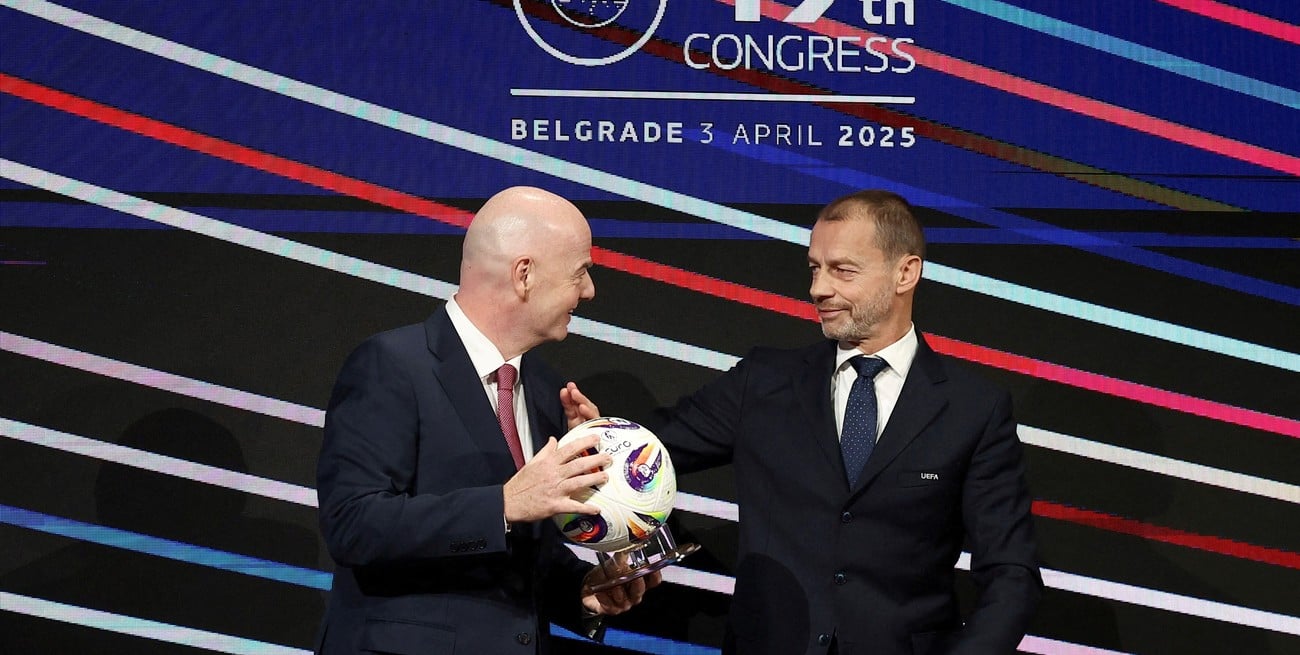 El presidente de la UEFA anticipó un rival para Infantino si busca continuar al frente de la FIFA
