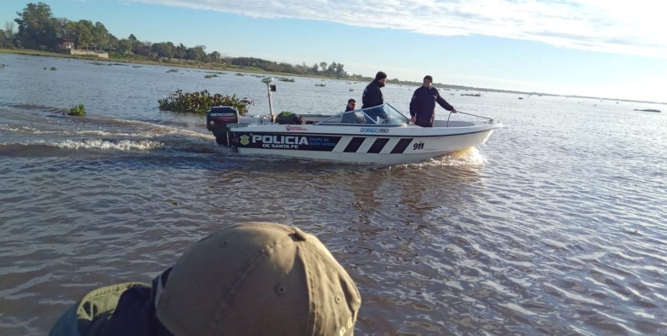 Reanudaron la búsqueda del kitesurfista desaparecido en aguas de la Laguna Setúbal