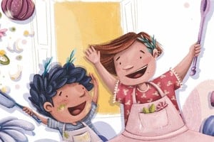 Una de las ilustraciones del libro. Foto: Gentileza La Brujita de Papel