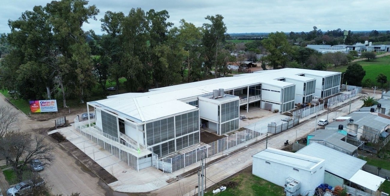 Humberto Primo: el nuevo edificio de la Escuela Técnica 565 entra en su etapa final