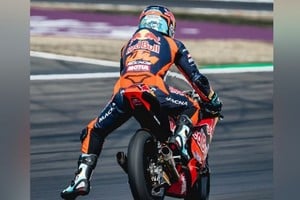 Valentín Perrone volvió a poner a la Argentina entre los protagonistas del Mundial de Moto3.