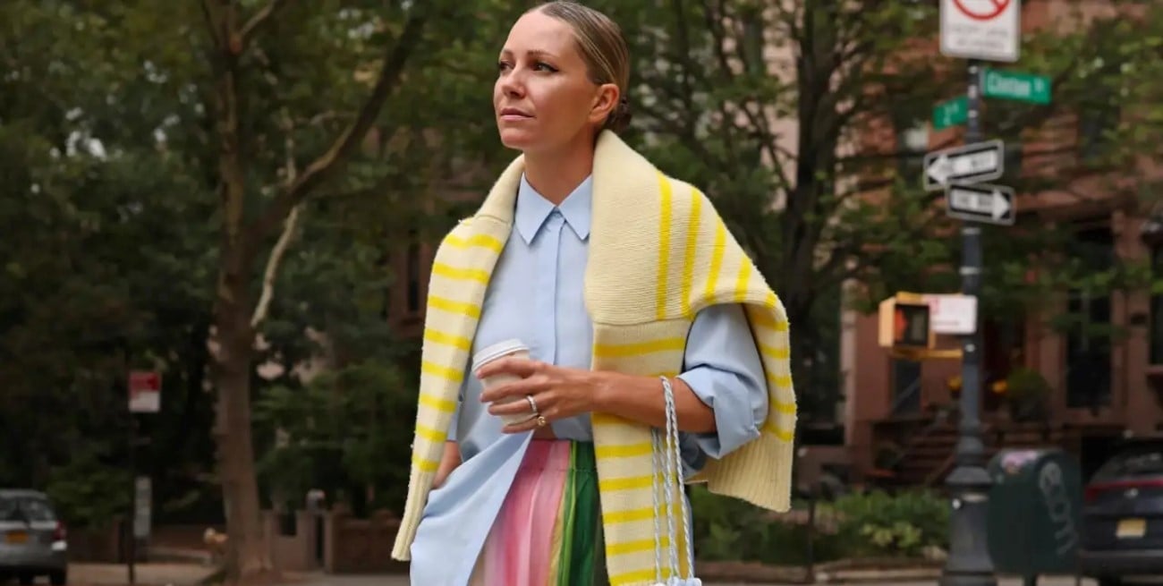 Rayas anchas y sastrería: las dos tendencias que se imponen a fines del invierno