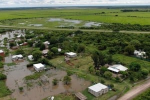 Emergencia Hídrica: alertan por lluvias y crecientes de riesgo. Gentileza: Bomberos Voluntarios de San Javier.