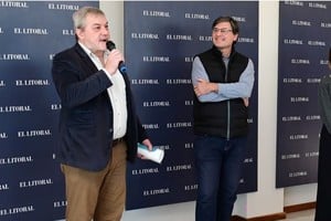 Néstor Fenoglio, Fernando Siboni y Victoria Borgna. Foto: Flavio Raina.