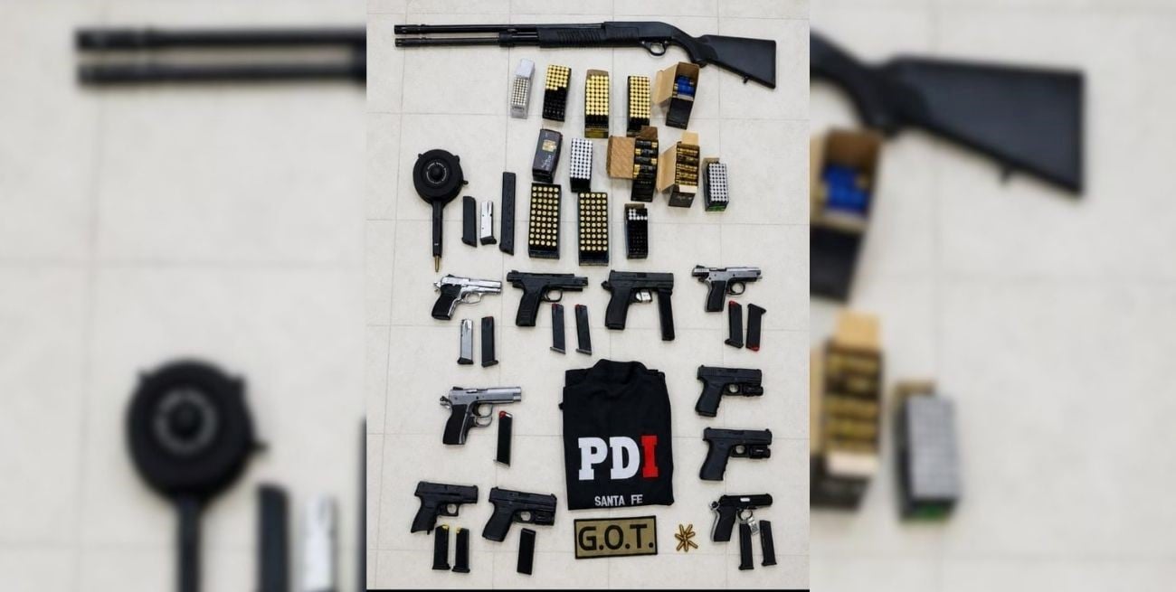 Allanaron cuatro viviendas en Santa Fe y secuestraron 12 armas de fuego: hay dos detenidos