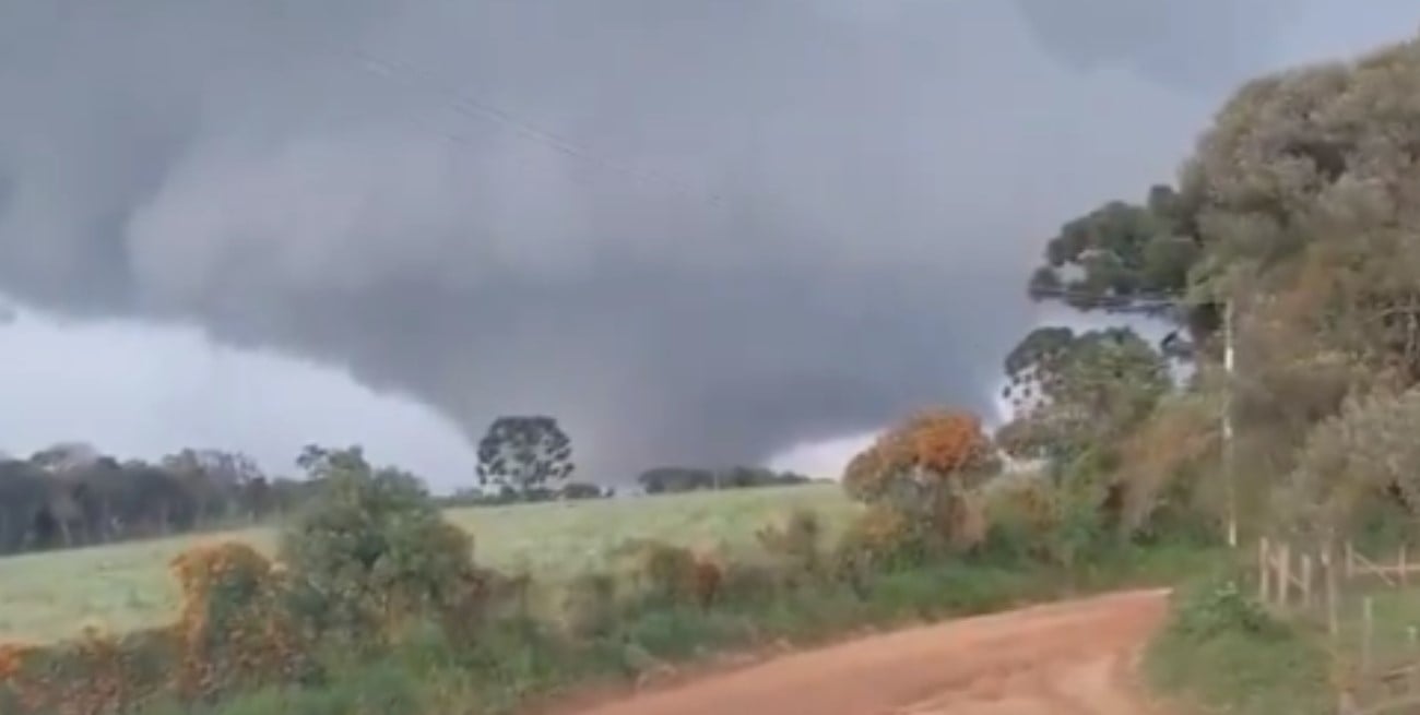 Tornados en el sur de Brasil: cuatro fenómenos fueron registrados en pocos días
