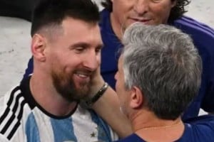 Messi y su papá