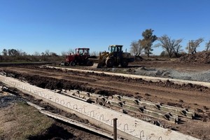 Con un 80 % de avance, 16 viviendas de Salto Grande se acercan a su finalización