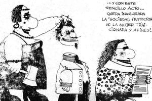 Viñeta de humor gráfico de Napoleón. Foto: Revista Tutti Frutti