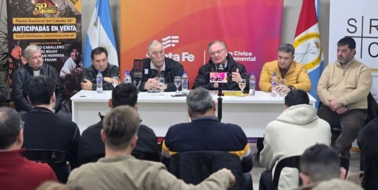 Michlig acompañó el lanzamiento de la ExpoTotal 2026 de la Sociedad Rural de San Cristóbal