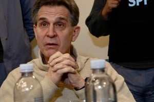 Aníbal Lotocki en el juicio en su contra por la muerte de Cristian Zárate. Foto: NA