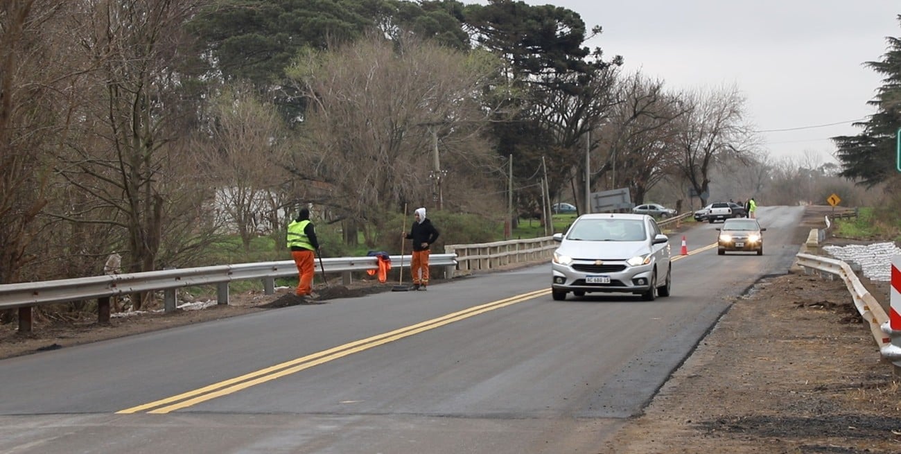 Rehabilitaron el puente de la ruta 9 entre Carcarañá y Correa