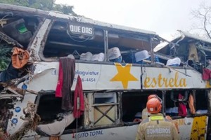 El colectivo había partido desde Belo Horizonte, con destino a Río de Janeiro.