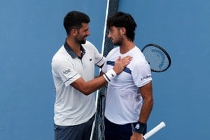 El joven argentino venció al múltiple campeón. Reuters.