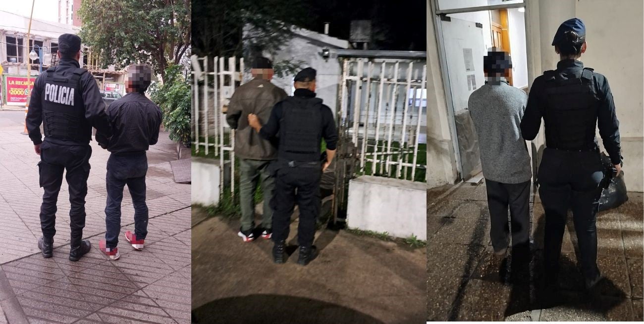 Una pelea, una medida de distancia y un presunto robo: tres conflictos personales que derivaron en detenciones