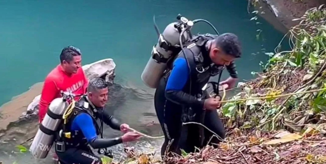 Rescataron con vida a un pescador tras pasar 15 días atrapado en una cueva inundada