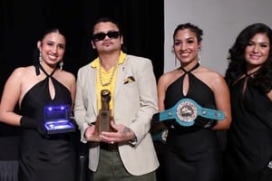 Maidana recibió la distinción durante una gala celebrada en Las Vegas. Crédito: nvbhofofficial.