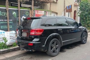 El vehículo tenía pedido de secuestro de la ciudad de Paraná. Foto: Prensa Seguridad