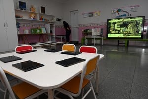 El Aula 360 integra tecnología y recursos analógicos para ampliar las experiencias de aprendizaje. Crédito: Flavio Raina.