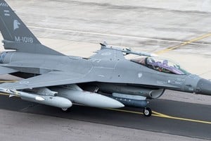 Imagen ilustrativa. Avión F-16.