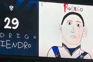 La formación completa de Vélez hecha por los más chicos.