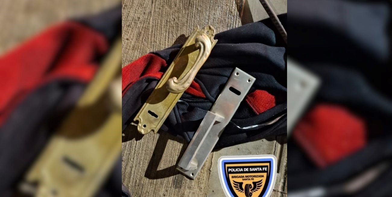Intentó robar un picaporte y terminó detenido en barrio Sur