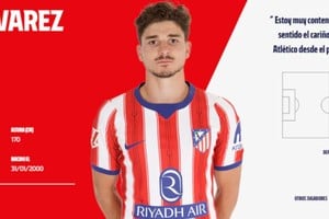 La foto oficial que aviva rumores sobre el futuro del delantero de la Selección Argentina.