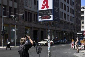 Se registraron temperaturas récord, que en algunos lugares superaron los 41 °C.